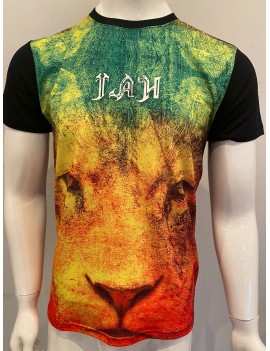 TEE SHIRT JAH VERT JAUNE...