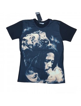 TEE SHIRT NOIR BOB MARLEY