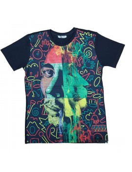 TEE SHIRT BOB MARLEY LION